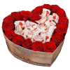 Фото товара 101 роза в коробке "I love you" в Каменец-Подольском