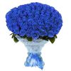 Фото товара 101 синяя роза (крашеная) в Каменец-Подольском