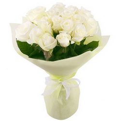 Фото товара 19 белых роз в Каменец-Подольском