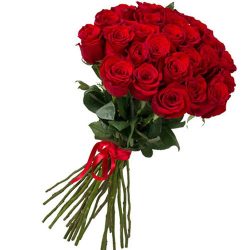 Фото товара 25 импортных роз в Каменец-Подольском