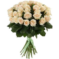 Фото товара 33 кремовые розы в Каменец-Подольском
