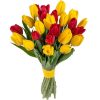Фото товара 15 бело-жёлтых тюльпанов в Каменец-Подольском