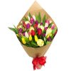 Фото товара 45 алых тюльпанов в коробке в Каменец-Подольском