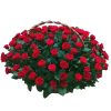 Фото товара Кошик 101 червона троянда в Каменец-Подольском