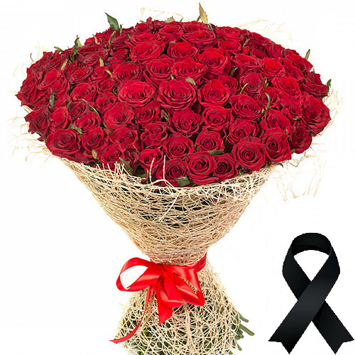Фото товара 100 красных роз в Каменец-Подольском