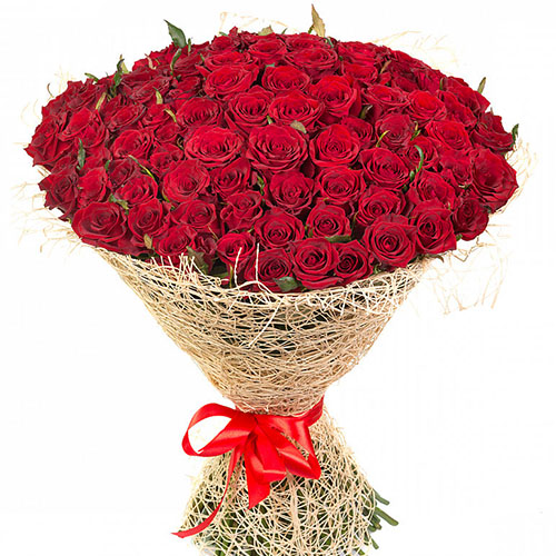 фото товара 101 красная роза | «Роза Подолья»