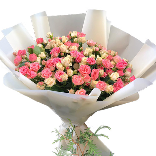 Фото товара 33 кустовые розы в Каменец-Подольском
